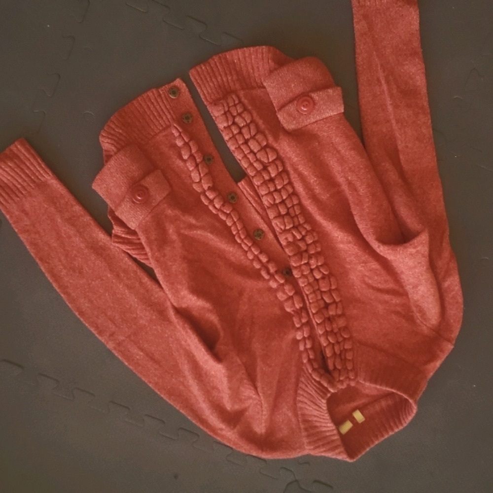 Anthropologie Wool Orange sweater